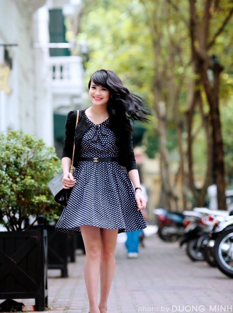 Hotgirl Khánh Chi xinh tươi