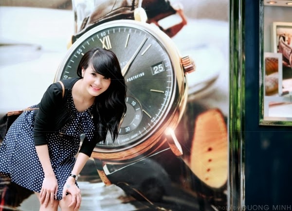 Hotgirl Khánh Chi xinh tươi