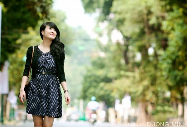 Hotgirl Khánh Chi xinh tươi