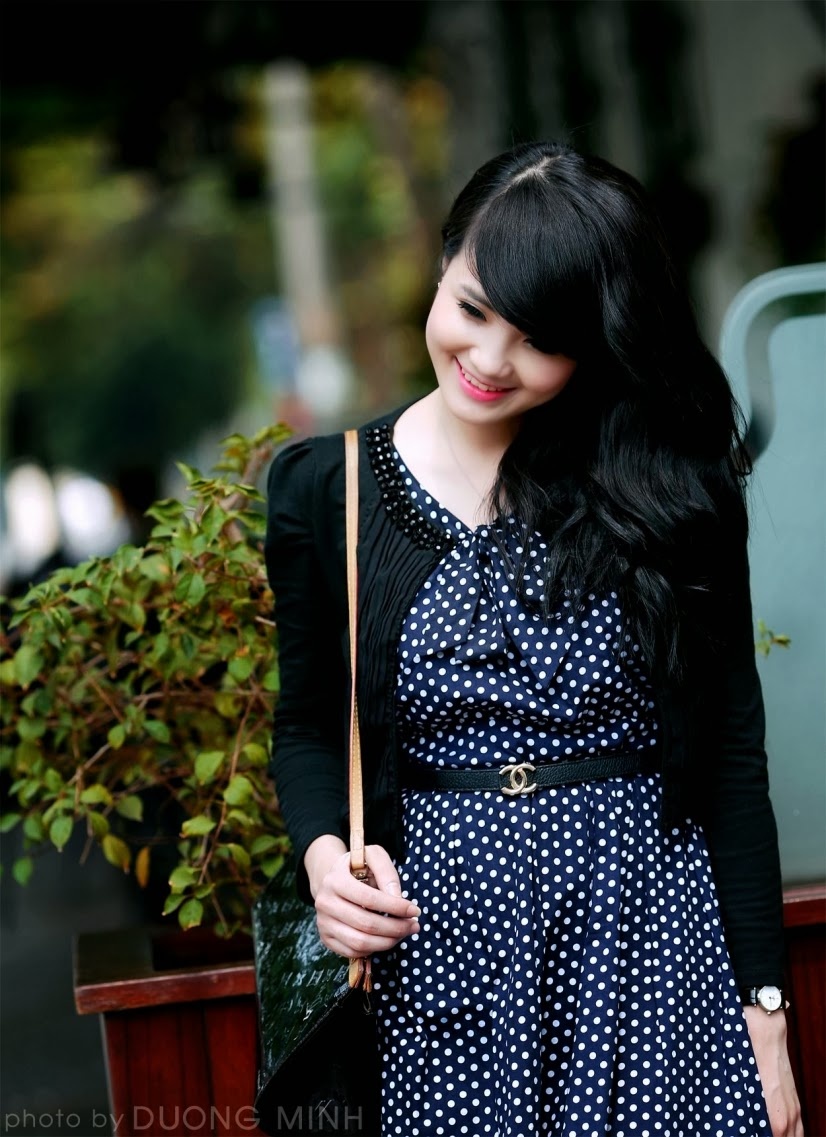 Hotgirl Khánh Chi xinh tươi